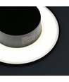 Dome 12W rund LED vegglampe - IP65, CCT, sort