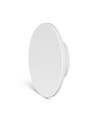 Dome 12W rund LED vegglampe - IP65, CCT, hvit