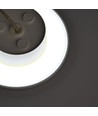 Dome 12W rund LED vegglampe - IP65, CCT, hvit
