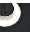 Dome 12W rund LED væglampe - IP65, CCT, hvid