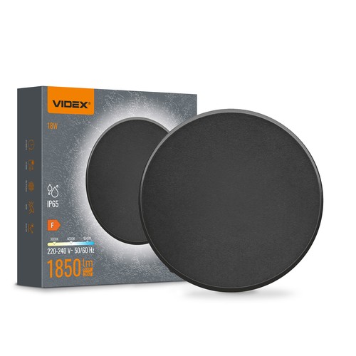 Dome 18W rund LED vegglampe - IP65, CCT, hvit