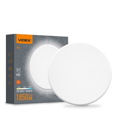 Applique murale LED ronde Dome 18W - IP65, CCT, blanc