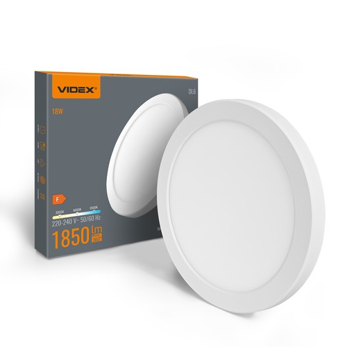 Plafonnier 18W, 3CCT - Ø217 mm, source lumineuse intégrée