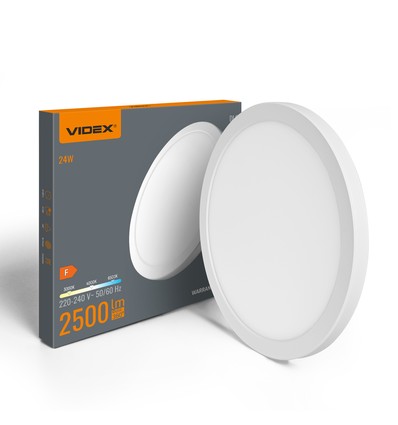 Plafonnier LED 24W, 3CCT - 292x292mm, 2500-2900lm, IP20 intérieur, bord blanc, source lumineuse incluse