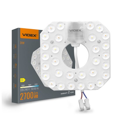 Module LED 20W avec aimant - 3CCT, 120°, IP20, pour plafonniers, source lumineuse remplaçable