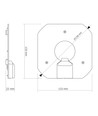 20W LED modul med magnet - 3CCT, 120°, IP20, til loftlamper, udskiftelig lyskilde