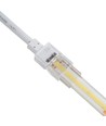 Connecteur de démarrage étanche pour bande LED - 10mm, couleur unie, IP68, 5V-24V