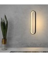 13W designer LED plafond - 1500lm, sort metal, varm hvid, inkl. lyskilde