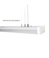 Réglette LED 120cm Limea Prismatica CCT - 20/30/40W, 130lm/W, IP44, IK10, 3CCT, garantie 5 ans