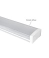 Réglette LED 120cm Limea Prismatica CCT - 20/30/40W, 130lm/W, IP44, IK10, 3CCT, garantie 5 ans