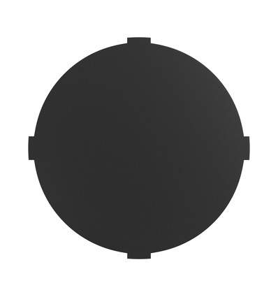 10W Verto Round Cup CCT vegglampe - IP65, sort, 120lm/W, 360°, 3-i-1 CCT, inkl. lyskilde