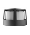 10W Verto Round Cup CCT wandlamp - IP65, zwart, 120lm/W, 360°, 3-in-1 CCT, incl. lichtbron