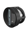 10W Rund CCT vegglampe - IP65, sort, 360°, 3-i-1 CCT