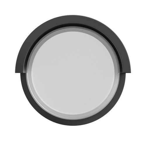 Applique murale 10W Verto Round Edge CCT, IP65 - 120lm/W, noir, 3-CCT, lumière asymétrique, extérieur/intérieur