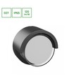 Applique murale extérieure 10W, CCT - 3 couleurs, lumière asymétrique, IP65, noir