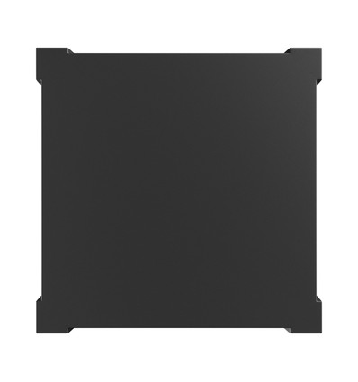 Applique murale 10W Verto Square Cup, CCT - 1200lm, IP65, noir, carrée, lumière asymétrique, intérieur / extérieur