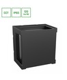 10W Verto Square Cup væglampe, CCT - 1200lm, IP65, sort, firkantet, asymmetrisk lys, inde / ude