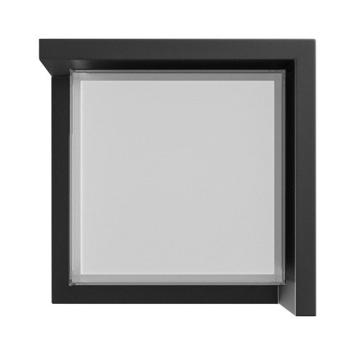 10W Verto Square Edge CCT væglampe - 120lm/W, IP65, sort, 3-CCT, 160x160mm