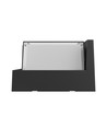 10W Verto Square Edge CCT wandlamp - 120lm/W, IP65, zwart, 3-CCT, 160x160mm