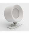 Applique murale rechargeable 4,5W CCT - IP20, ronde, blanche, rotative à 360°, source lumineuse incluse et télécommande