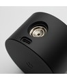 4,5W Oplaadbare wandlamp CCT - IP20, rond, mat zwart, 360° draaibaar, incl. lichtbron en afstandsbediening