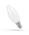 E14 4W LED kertepære - C35, filament, frostet glass