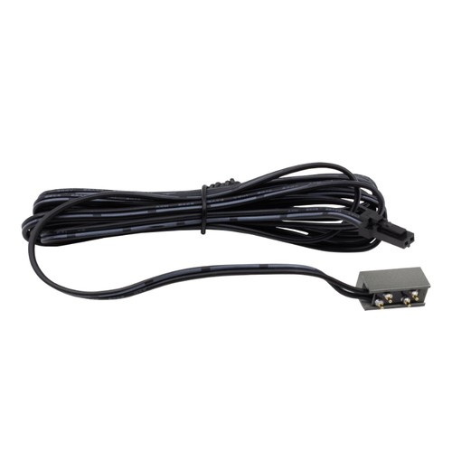 Stroomaansluiting voor PicoTrack 2 rail - 12V, Magnetisch, antraciet, voor akoestische panelen / vitrines / etalageverlichting