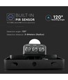 Projecteur LED 30W avec détecteur - 120lm/W, noir, lampe de travail, connecteur rapide
