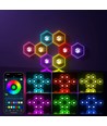 10 stuks Hexagon Infinity Wandlamp - RGBIC