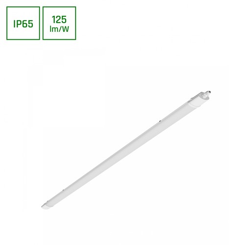Réglette LED complète 60cm 18W Limea Mini 2 - 123lm/W, IP65, raccordement sans outil
