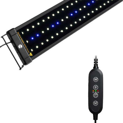 Luminaire pour aquarium 30-50 cm - LED 6W, blanc/bleu, réglable