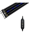30-50 cm akvarie armatur - 6W LED, hvit/blå, justerbar