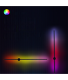 80cm RGBIC justerbar vegglampe - Bluetooth, 5V USB