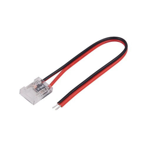 Connecteur pour ruban LED COB 10mm - câble 10cm, 2-pin, à souder