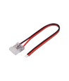 Connecteur pour ruban LED COB 10mm - câble 10cm, 2-pin, à souder
