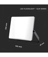50W LED-lyskaster - CCT, 3 lysfarger, mattet, arbeidslampe, utendørs