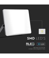 50W LED-lyskaster - CCT, 3 lysfarger, mattet, arbeidslampe, utendørs