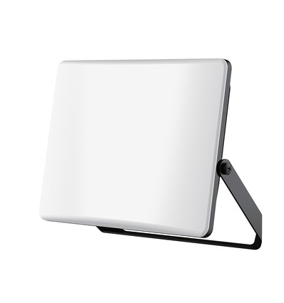 30W LED projektør CCT - 3000lm, IP65, sort, matt glass, 3-i-1 fargeskift, utendørs