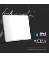 30W LED-lyskaster - CCT, 3 lysfarger, mattet, arbeidslampe, utendørs
