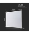 Dalle LED 60x60 PHILIPS driver, 40W - 120lm/W, 4000K, 5 ans de garantie