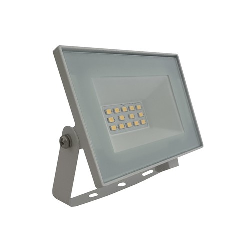 Projecteur LED 10W, blanc - 850lm, IP65, 4000K, boîtier blanc