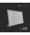 200W LED projektør - IP65, hvid, 4000K, udendørs facadebelysning