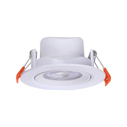 Spot LED encastrable 7W Ø8,8cm - Perçage : Ø6,8 cm, Dimensions : Ø8,8 cm, CCT - 3 couleurs de lumière