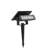 0,9W Solara Mini 2-in-1 tuinlamp - Zwart, IP65, warm wit, wandlamp en grondspies, zonne-energie