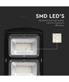 Lampadaire LED solaire 8W Solara - 1000lm, IP65, blanc froid, détecteur de mouvement, avec télécommande et batterie