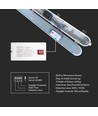 120cm 36W waterdicht compleet LED armatuur met sensor - 120lm/W, IP65, Samsung LED, SS clips