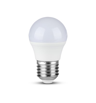 6,5W E27 LED lamp - G45, kogellamp, 230V