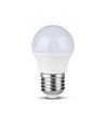 6,5W E27 LED lamp - G45, kunststof, 4000K, 230V