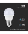 6,5W E27 LED pære - G45, plast, 4000K, 230V