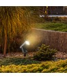 10W LED havespot med spyd - IP65, sort aluminium, 40° lysvinkel, 880lm